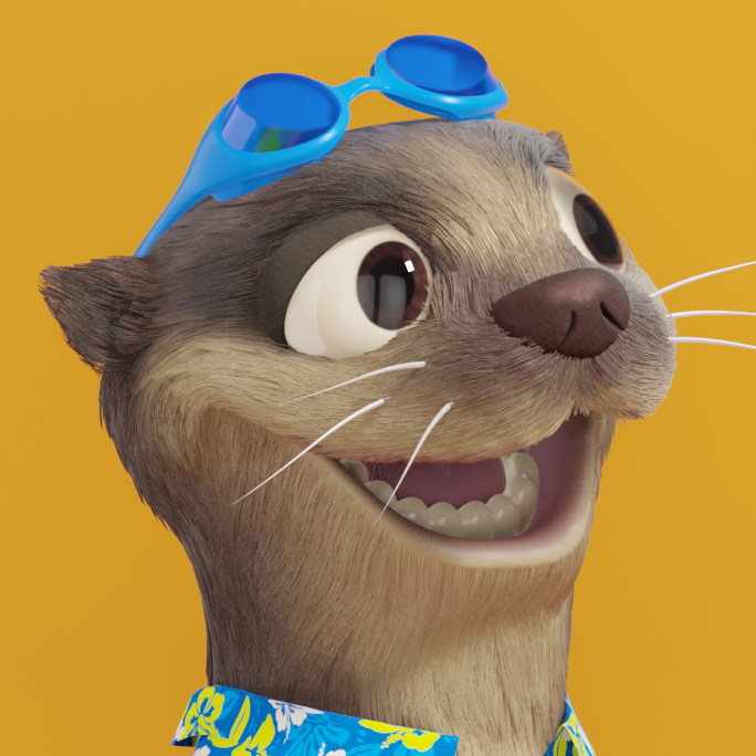 Mascotte 3D d'Aqualand
